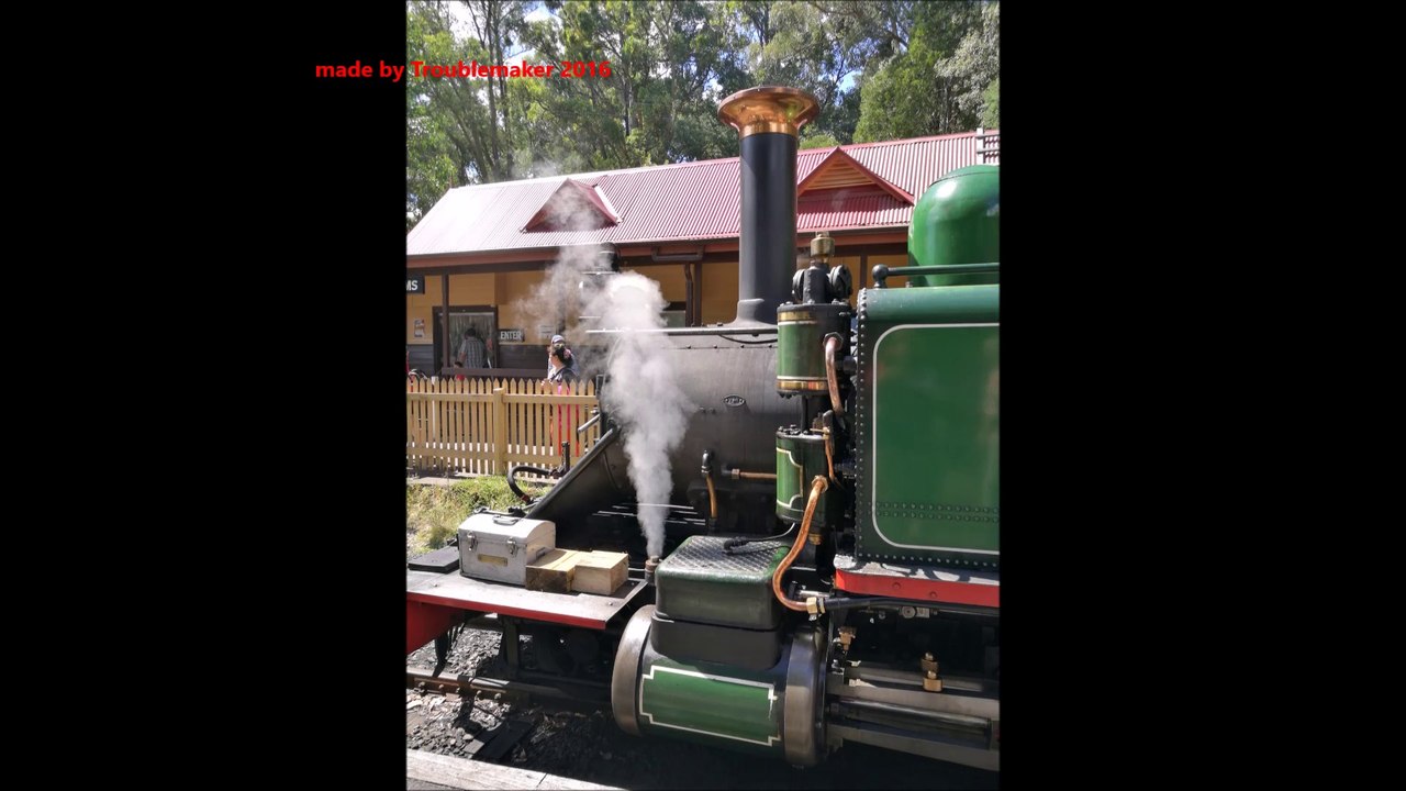Mit der Dampflok in Australien,  Xing Australia by steam locomotive