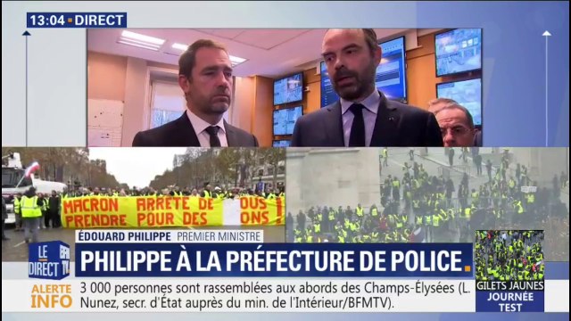 Tags, violences autour de l'Arc de Triomphe: le Premier ministre se dit choqué par les images des heurts à Paris