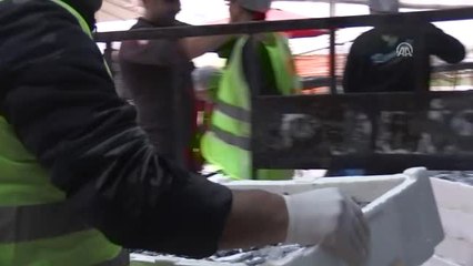 2 Günde Ayıklanan 1,5 Ton Hamsi 2 Saatte Tüketildi - Rize