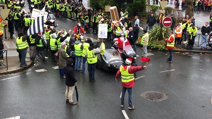 Passage des motards de la Rando du Père Noël