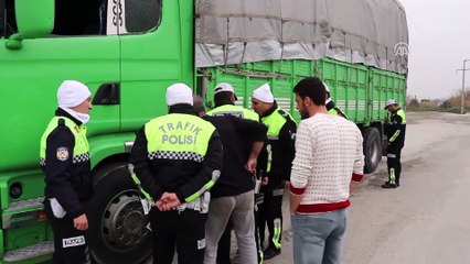 Kış lastiği takmayan 10 sürücüye ceza - DENİZLİ