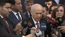 MHP Genel Başkanı Bahçeli: 'Şu ana kadar ki gelişmeler olumludur. Cumhur İttifakı iyi gidiyor'