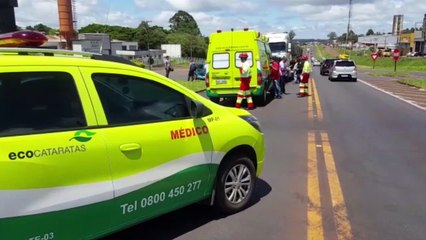 Download Video: Grave colisão entre veículos é registrada na BR-277