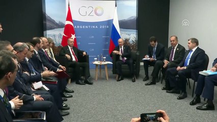 Cumhurbaşkanı Erdoğan, Rusya Devlet Başkanı Putin'le görüştü (3) - BUENOS AIRES
