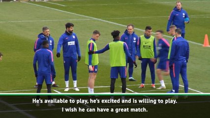 Costa available and no decision on surgery - Simeone