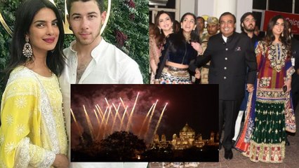 Priyanka & Nick Wedding: Celebrations with Fireworks after Christian wedding | Boldsky