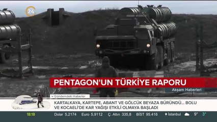 Pentagon'dan Türkiye raporu