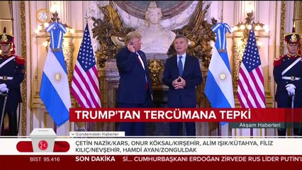Trump'tan tercümana tepki: Kendi dilini daha iyi anladım