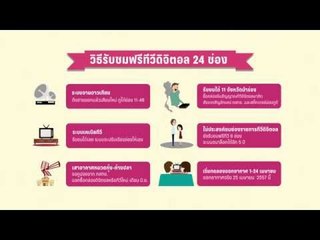 Infographic วิธีรับชมดิจิตอลทีวี ง่ายกว่าที่คิด