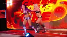 Sasha Banks vs. Alexa Bliss Post Match GBOF 2017