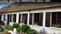 A vendre - Maison/villa - GISORS (27140) - 6 pièces - 110m²