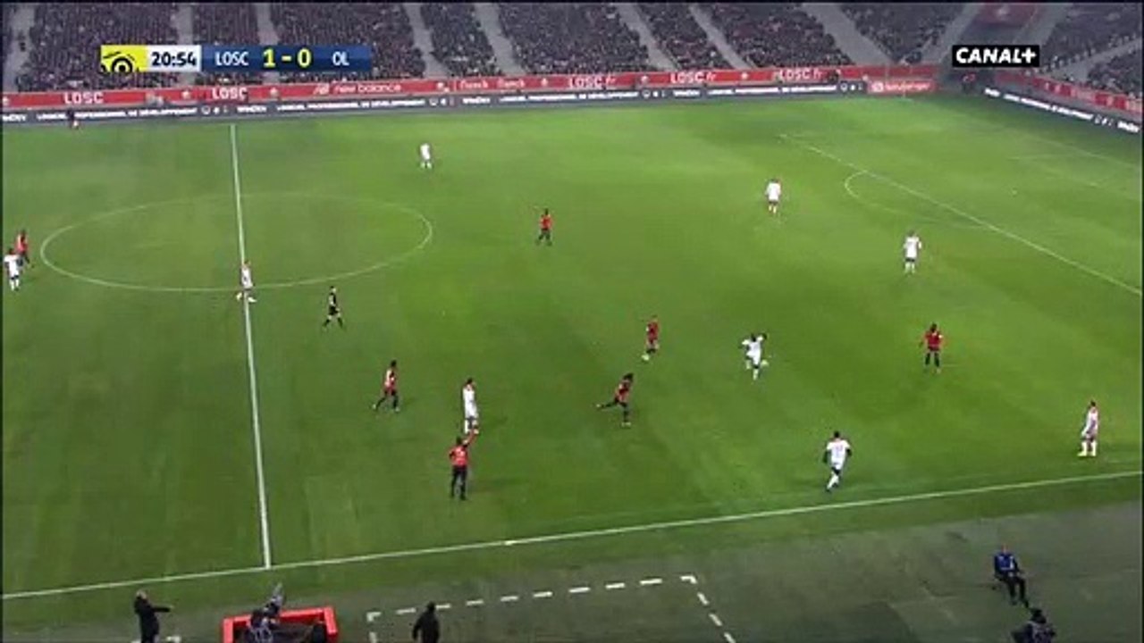 Ferland Mendy taking a throw in well inside the field against Lille!