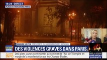 Violences à Paris: pour Marine Le Pen, le gouvernement veut 