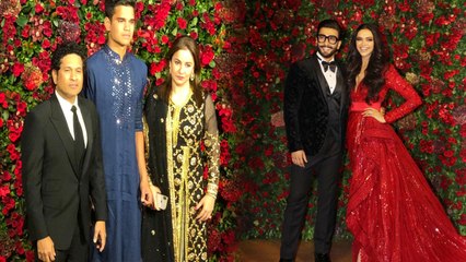 Deepika - Ranveer के Reception में परिवार संग पहुंचे Sachin Tendulkar |Boldsky