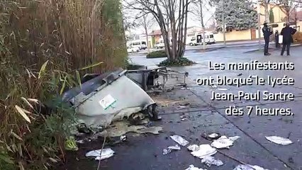 Manifestation des lycéens à Bron