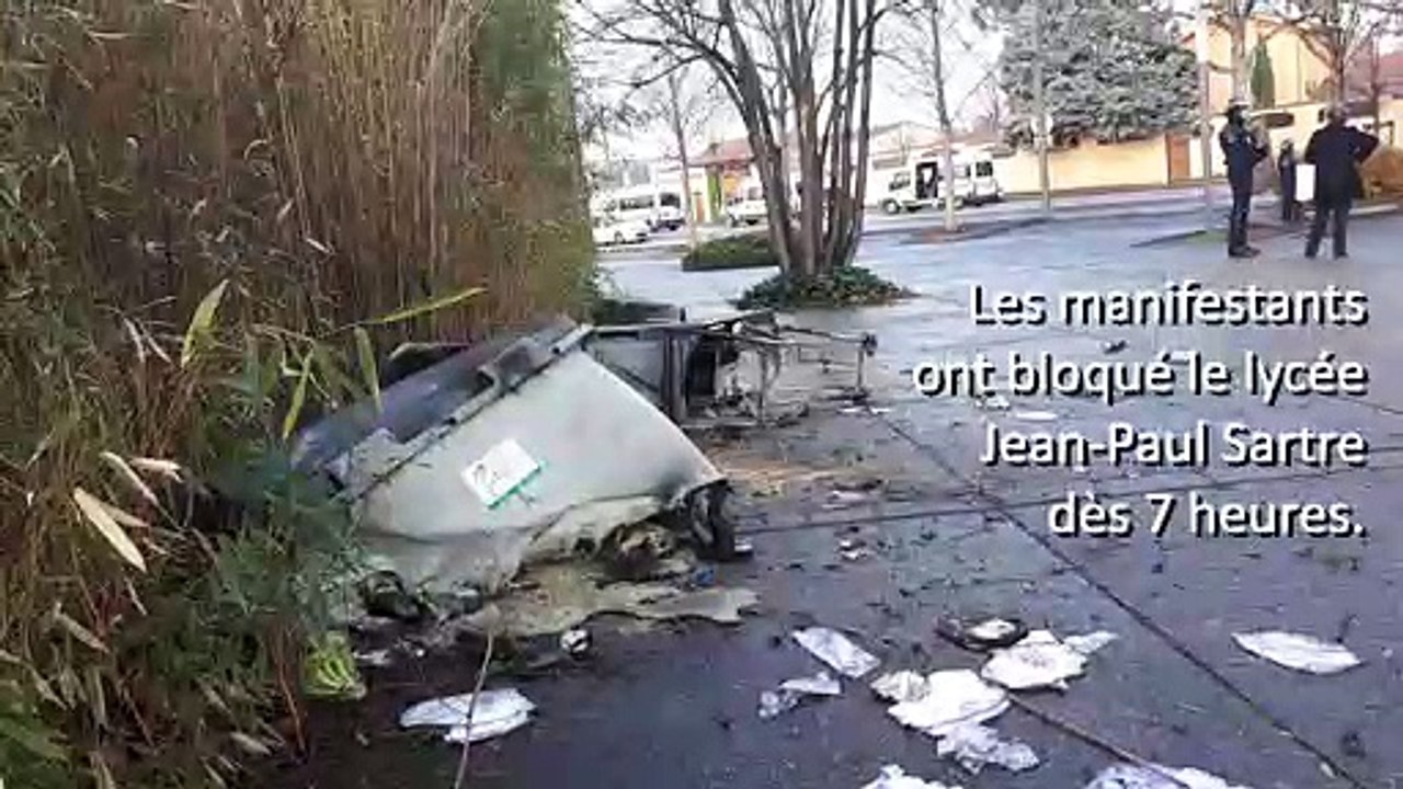 Manifestation des lycéens à Bron