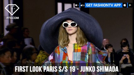 First Look Paris Spring/Summer 2019 - Junko Shimada | FashionTV | FTV