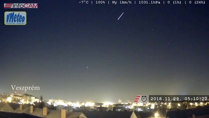 Cette étrange boule feu qui a illuminé le ciel en Europe