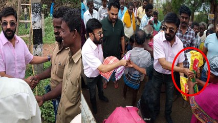 டெல்டா மக்களுக்கு ஓடி வந்து உதவிய நடிகர் மோகன்- வீடியோ