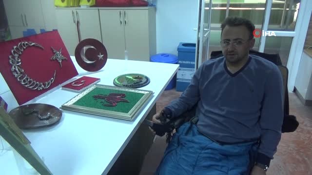 Engeline Rağmen Filografi Sanatıyla Hayata Tutundu