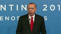 Erdoğan: 'Fırat'ın batısını olduğu gibi doğusunu da bölücü terör örgütünün zulmünden ve işgalinden çok yakın bir zamanda kurtaracağız' - BUENOS AIRES