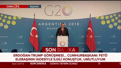 Başkan Erdoğan, G-20 Zirvesi'nde konuşma yapıyor