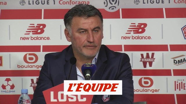 Galtier «Moi, je l'apprécie» - Foot - L1 - LOSC