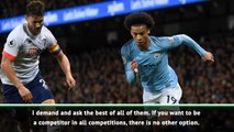 Guardiola challenges Sane to replicate 'incredible' performance