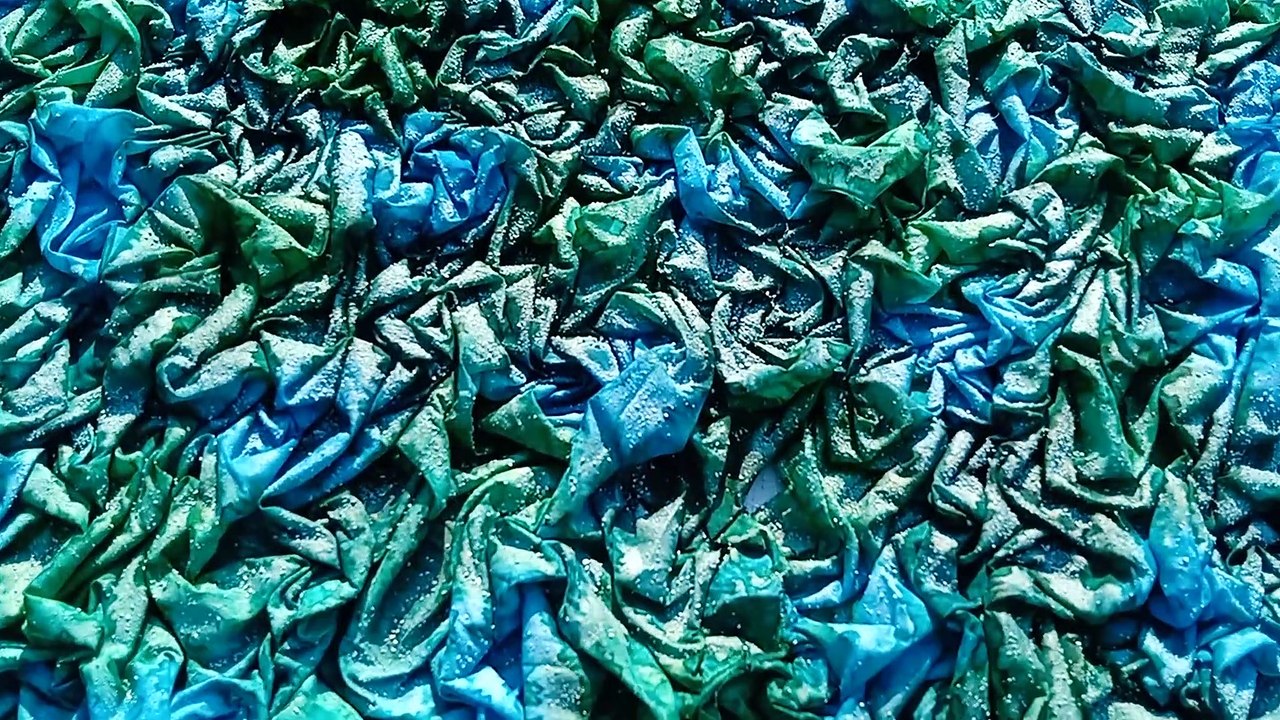 Process Batik jelly rolls fabric with 100 % cotton at Batikdlidir solo Indonesia