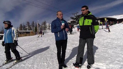 Hautes-Alpes : un décors magique que la première journée de ski à Serre-Chevalier ce samedi