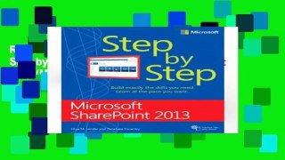 Review  Microsoft SharePoint 2013 Step by Step (Step by Step (Microsoft))