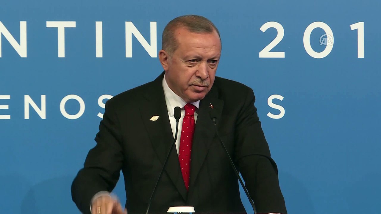 Erdoğan: 'Türkiye'ye kimse, Ermenilere karşı soykırım uygulamıştır diyemez' - BUENOS AIRES