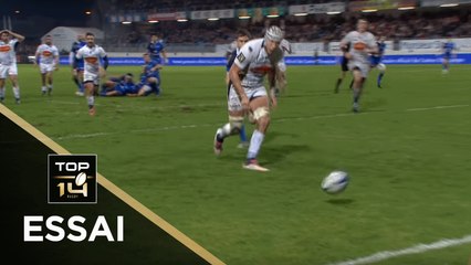 TOP 14 - Essai Andres ZAFRA (SUA) - Castres - Agen - J11 - Saison 2018/2019