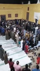 الشيخ ياسين التهامى و أحبابه يحتفلون بقدوم المولد النبوى 2018م من أمام منزله