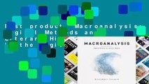 Best product  Macroanalysis: Digital Methods and Literary History (Topics in the Digital Humanities)