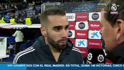 Dani Carvajal: "Han sido nuestros mejores 45 minutos"