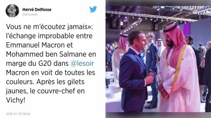 Au G20, Macron et MBS ont eu un échange bref et intriguant