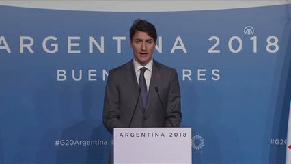 G20 Liderler Zirvesi Sona Erdi - Kanada Başbakanı Trudeau - Buenos