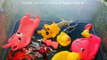Learn Colors With Wild Zoo Animals Water Shark Toys For Kids