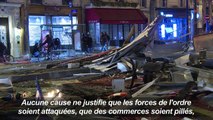 Gilets jaunes: Emmanuel Macron condamne les violences
