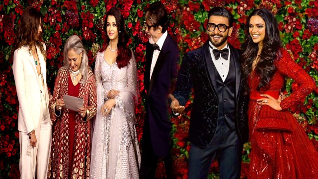 Aishwarya Rai Bachchan & Shweta Bachchan Nanda together at Deepika - Ranveer Reception | Boldsky