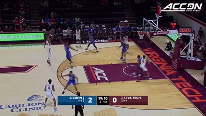 Central Connecticut State vs. Virginia Tech Basketball Highlights (2018-19)