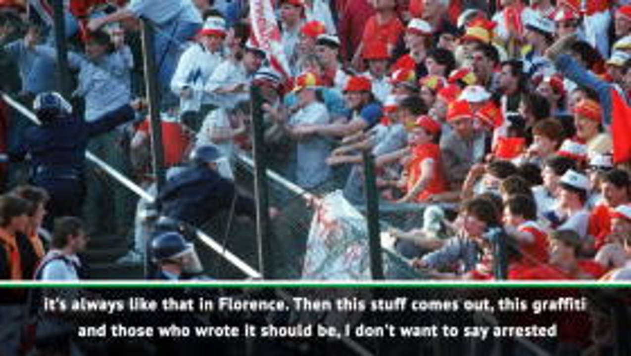 We need education and respect - Allegri on Heysel graffiti at Fiorentina