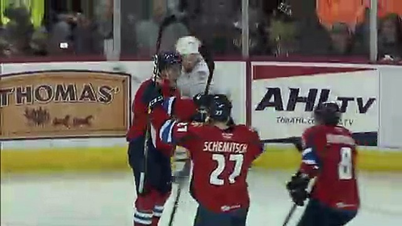 Springfield Thunderbirds 3 at Hershey Bears 2