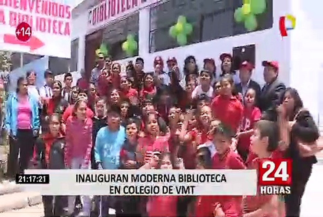 ONG Pan Perú inaugura biblioteca en colegio de Villa María del Triunfo