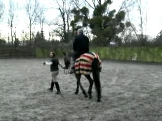 Mon papa à cheval.