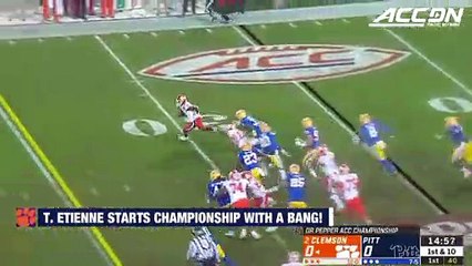 Clemson RB Travis Etienne Races 75 Yards For Opening Drive TD Run