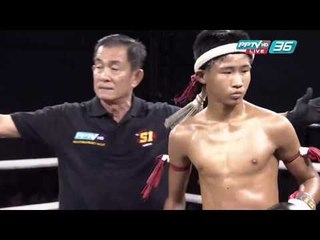 ท้าวเหลี่ยมเพชร สปป.ลาว Vs ปานเพชร สจ.เล็กเมืองนนท์ | PPTV Muay Thai Fight Night | 25 มิถุนายน 2559