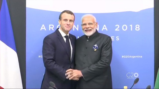 G20 Summit: PM Modi meets French President Emmanuel Macron | OneIndia News