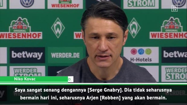 Cetak Dua Gol, Gnabry Seharusnya Tidak Bermain Melawan Werder - Kovac